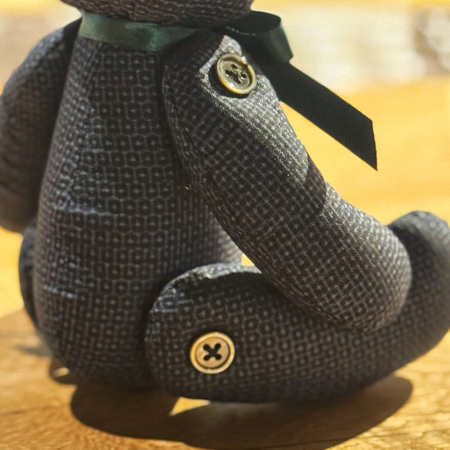 Oshima Tsumugi Teddy Bear (Tortoise Shell Pattern) Small