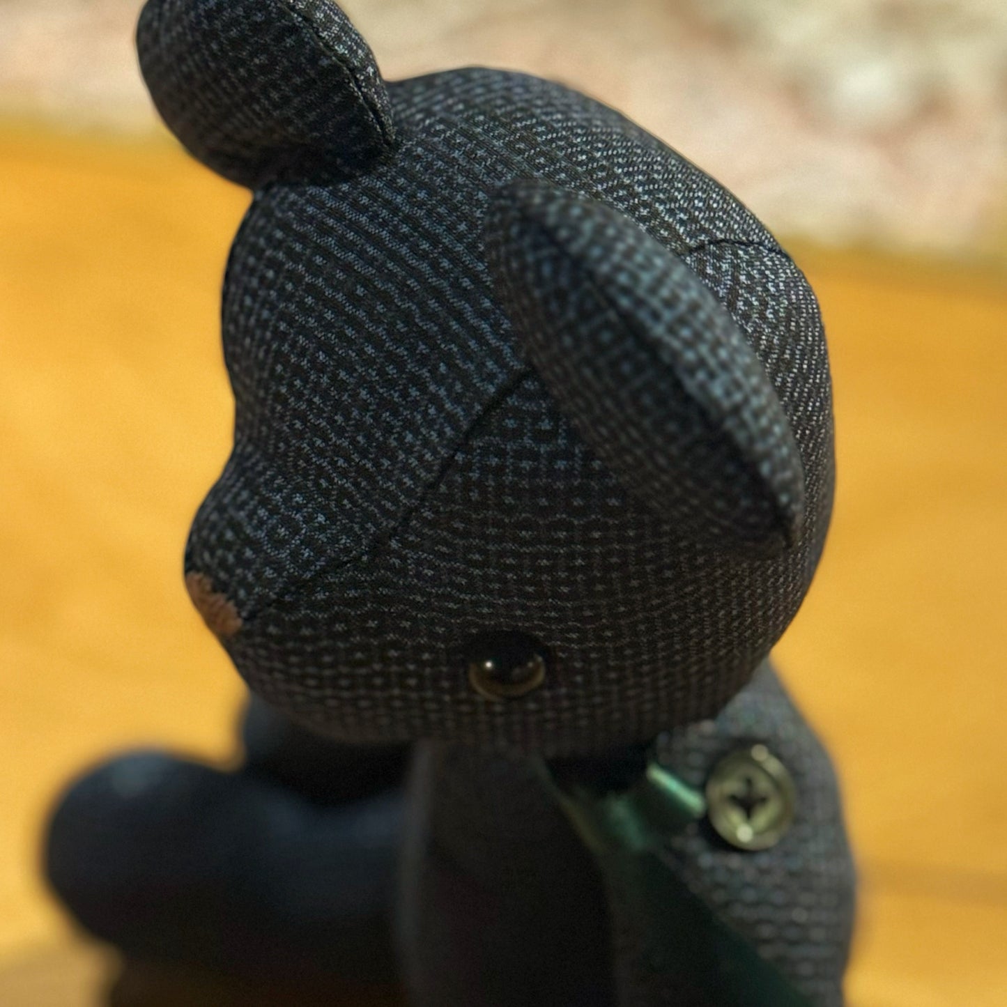Oshima Tsumugi Teddy Bear (Tortoise Shell Pattern) Small