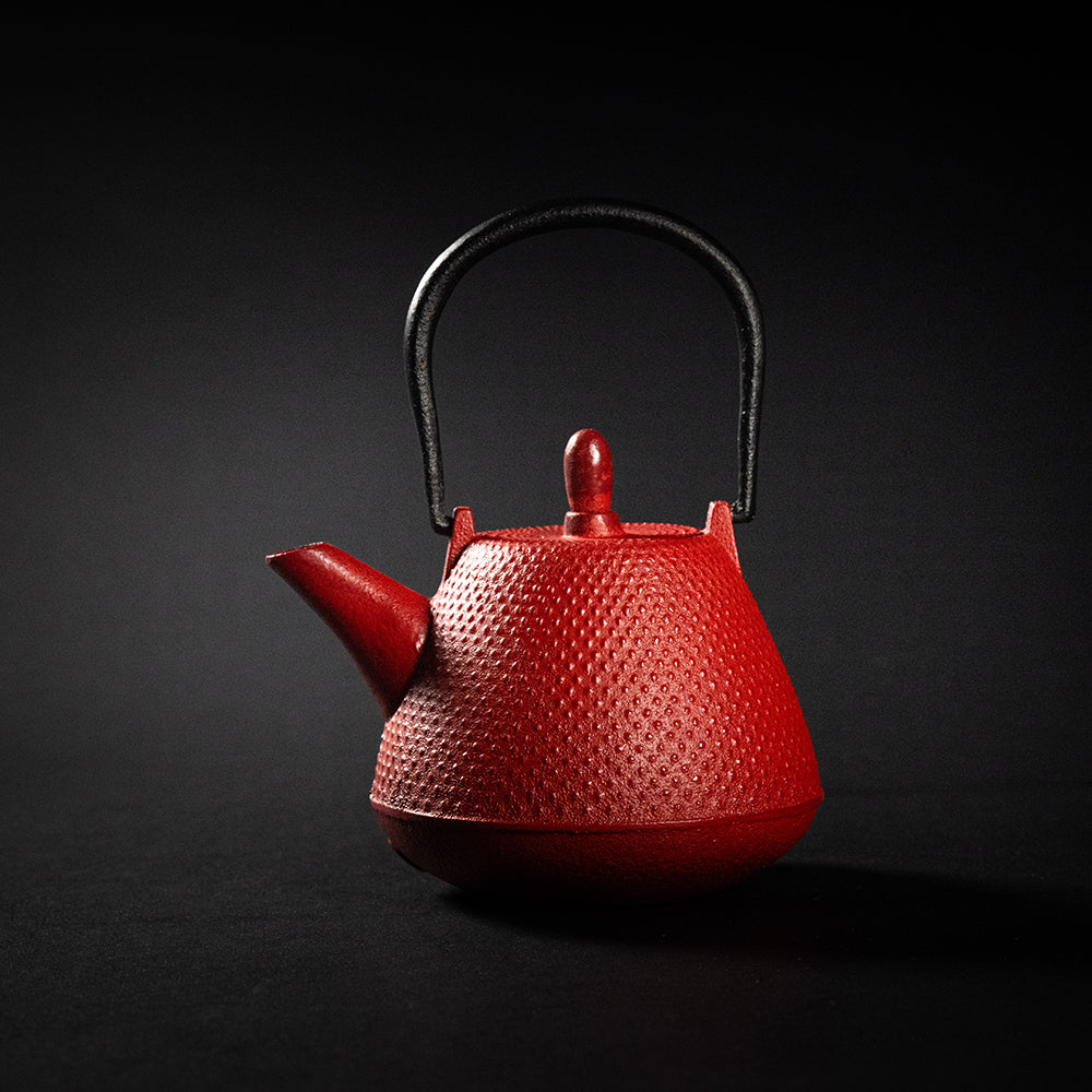 Nanbu Ironware Teapot Dome-shaped (Fuji-shaped) Arare 0.4L