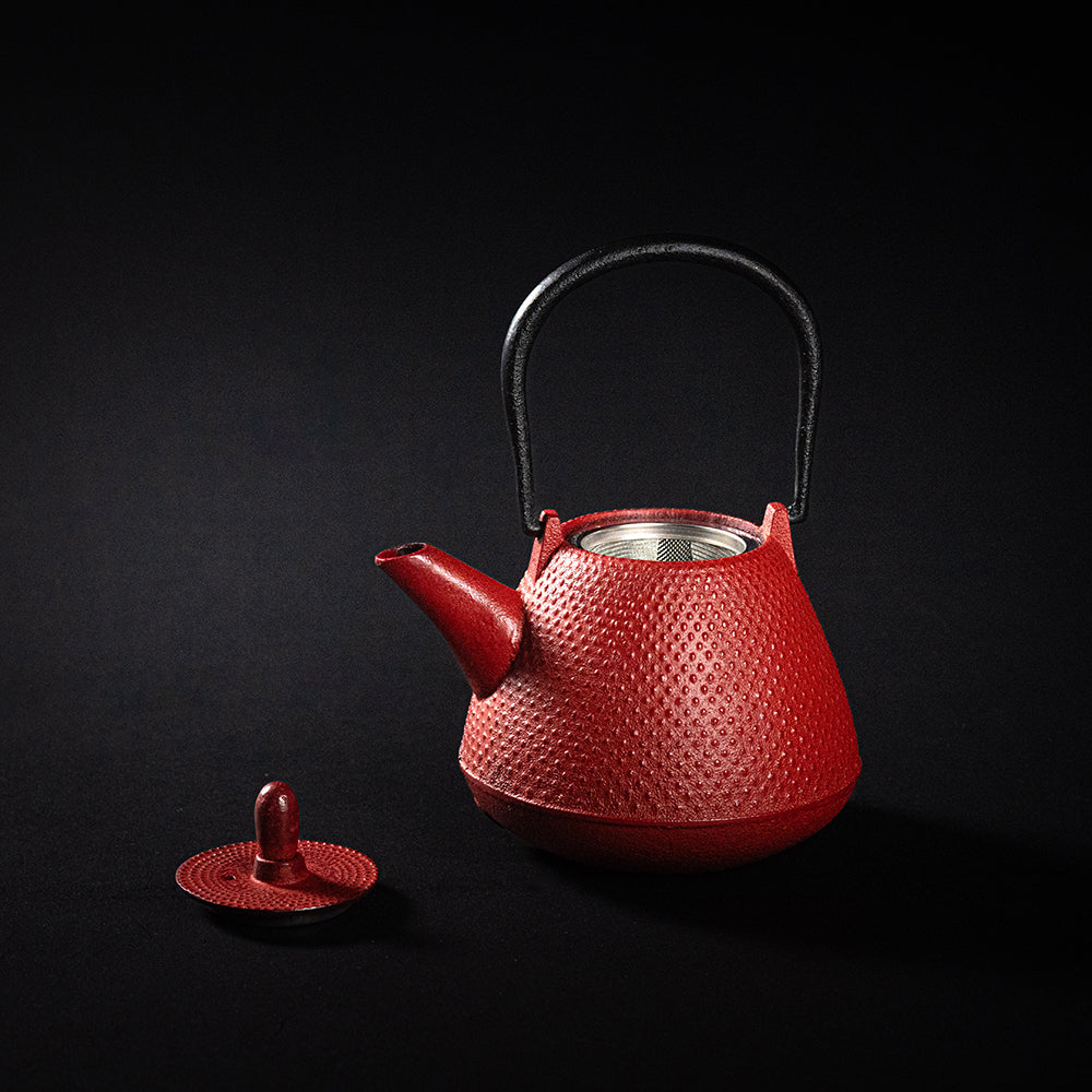 Nanbu Ironware Teapot Dome-shaped (Fuji-shaped) Arare 0.4L