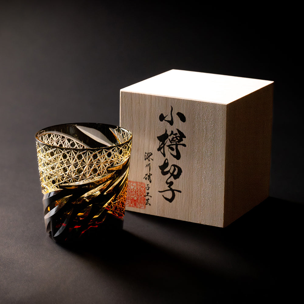 Otaru Kiriko Old Glass Miyabi